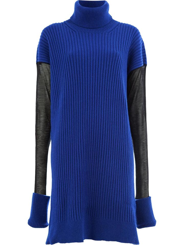 Maison Margiela Oversized Knitted Sweater - Blue