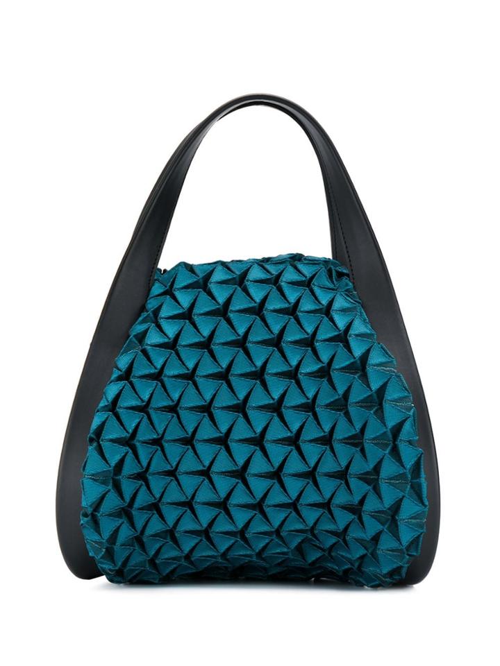 Issey Miyake Textured Tote - Blue
