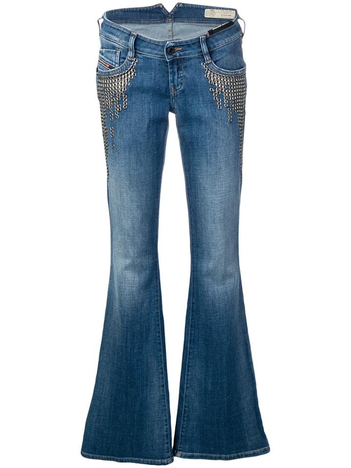 Diesel Flared Leg Jeans - Blue