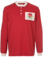 Kent & Curwen Longsleeved Polo Shirt - Red