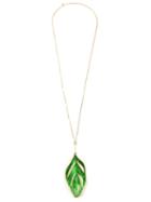 Aurelie Bidermann Swan Feather Necklace