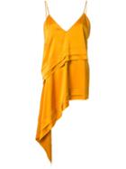 Manning Cartell Asymmetric Cami Top, Women's, Size: 12, Yellow/orange, Viscose