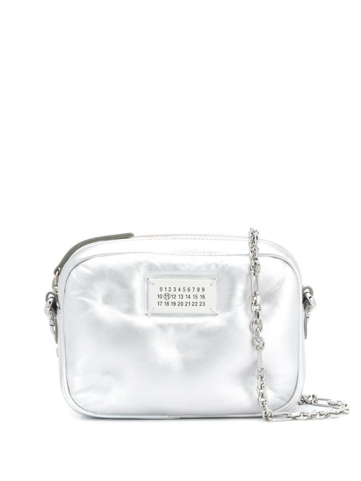 Maison Margiela Logo Plaque Cross-body Bag - Grey