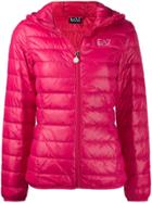 Ea7 Emporio Armani Hooded Padded Jacket - Pink