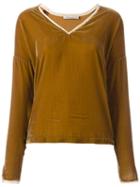 Mes Demoiselles 'vicky' Blouse, Women's, Size: 38, Brown, Viscose/silk