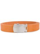 Loveless Skinny Belt - Yellow & Orange