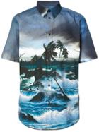 Givenchy Hawaii Print Shirt - Blue