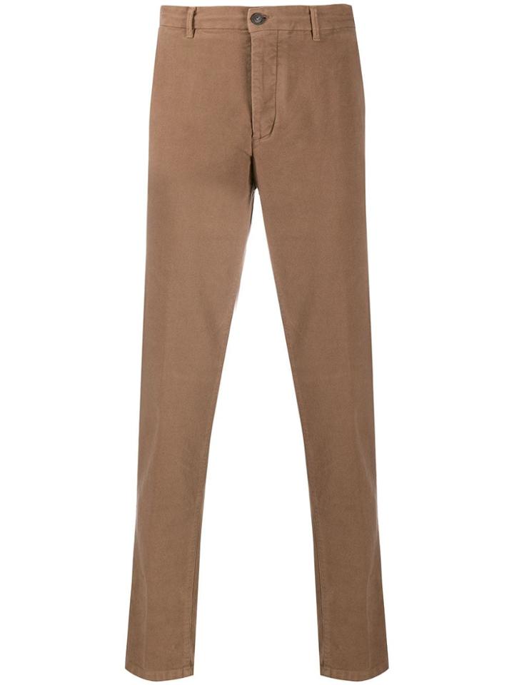 Altea Straight-leg Tailored Trousers - Brown