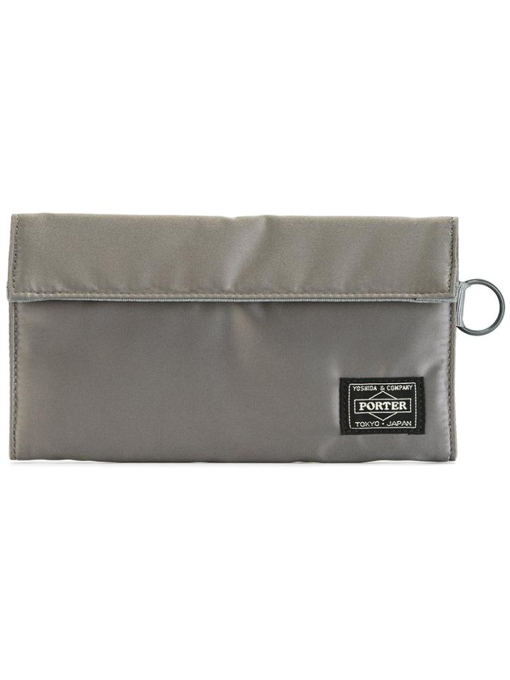 Porter-yoshida & Co Tanker Long Wallet - Grey