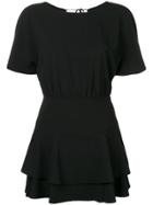 Alice+olivia Flared Mini Dress - Black