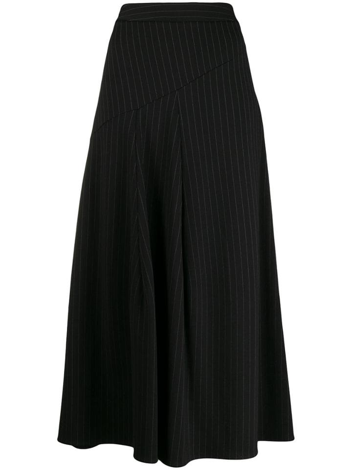 Steffen Schraut Pinstripe Skirt - Black
