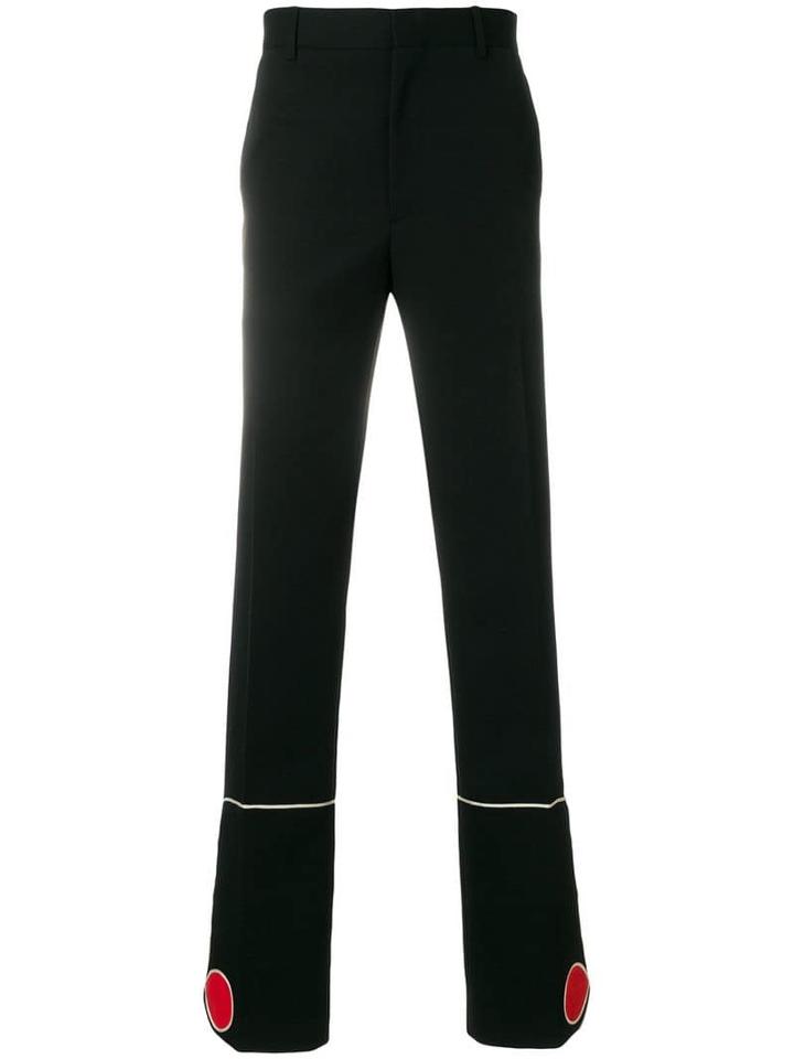 Calvin Klein 205w39nyc Diamond Pattern Detail Trousers - Black