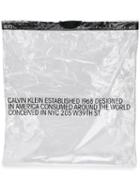 Calvin Klein 205w39nyc Clear Logo Bag - White