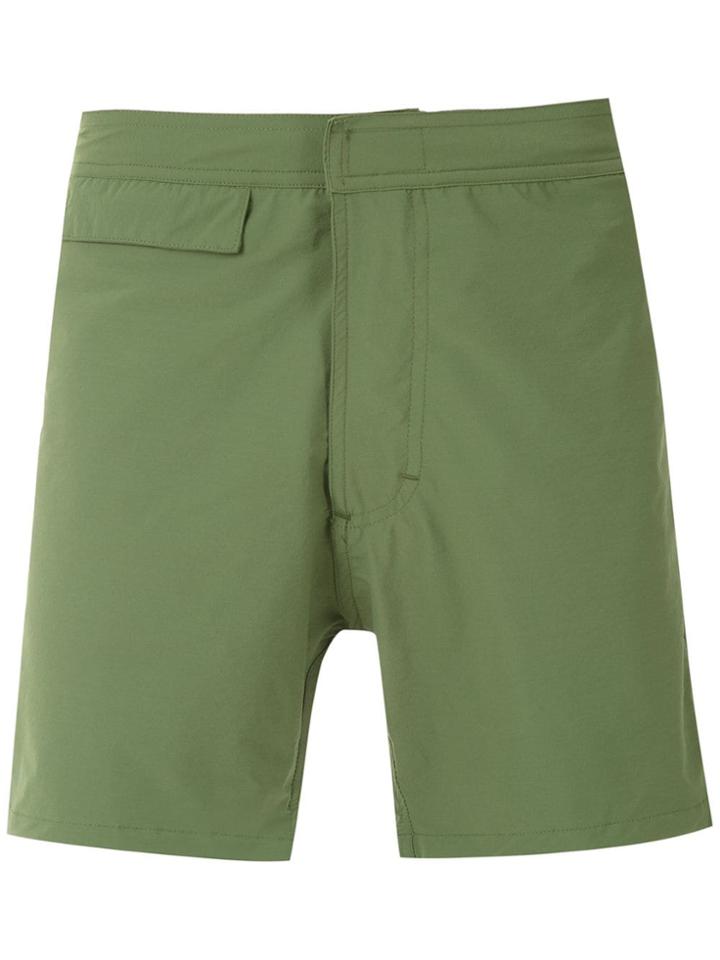 Amir Slama Plain Swimming Shorts - Green