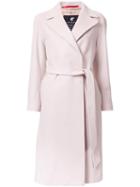 Loveless Belted Coat, Women's, Size: 34, Pink/purple, Lambs Wool