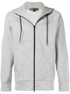 Y-3 Zip-up Hooded Sweatshirt - Grey