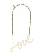 Lanvin Love Necklace, Women's, Metallic
