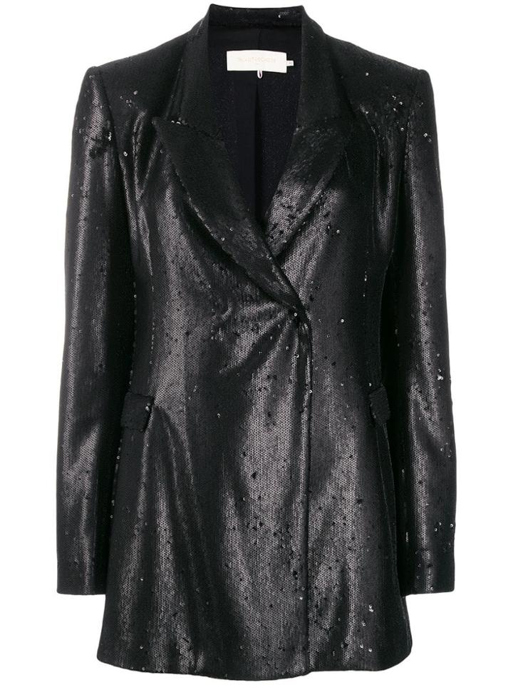 L'autre Chose Sequin Blazer - Black