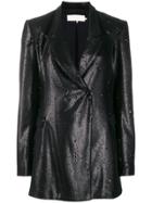 L'autre Chose Sequin Blazer - Black