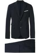 Neil Barrett - Two Button Jacket - Men - Cotton/polyester/viscose - 50, Blue, Cotton/polyester/viscose