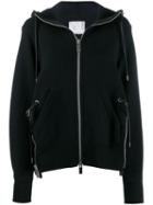 Sacai Oversized Hooded Jacket - Black