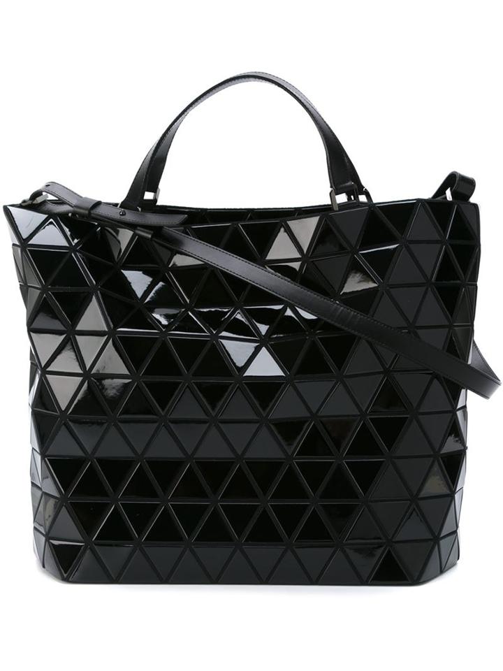 Bao Bao Issey Miyake Crystal-3 Tote, Women's, Black, Pvc/leather