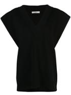 Tibi Sculpted Two-way Sweater Vest - Black