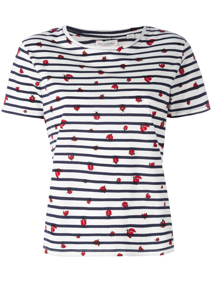 Chinti & Parker Ladybird Top - White