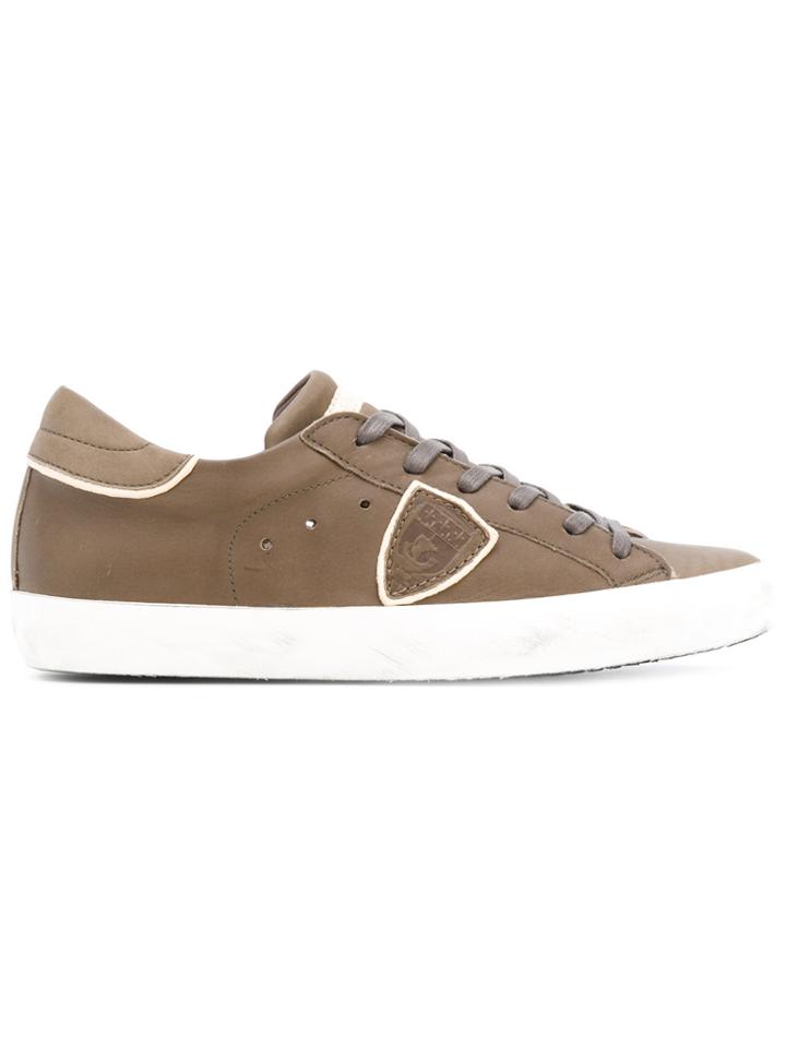 Philippe Model Panelled Sneakers - Green