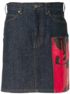 Calvin Klein 205w39nyc Dennis Hopper Denim Skirt - Blue