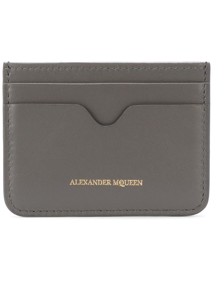 Alexander Mcqueen Classic Cardholder - Grey