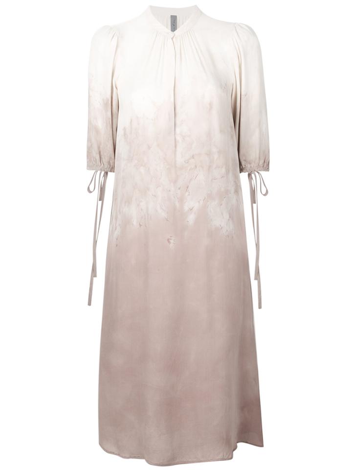 Raquel Allegra Colour Fade Shirt Dress - Grey