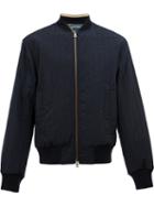 Dries Van Noten Reversible Bomber Jacket, Men's, Size: Large, Blue, Cotton/polyamide/polyester