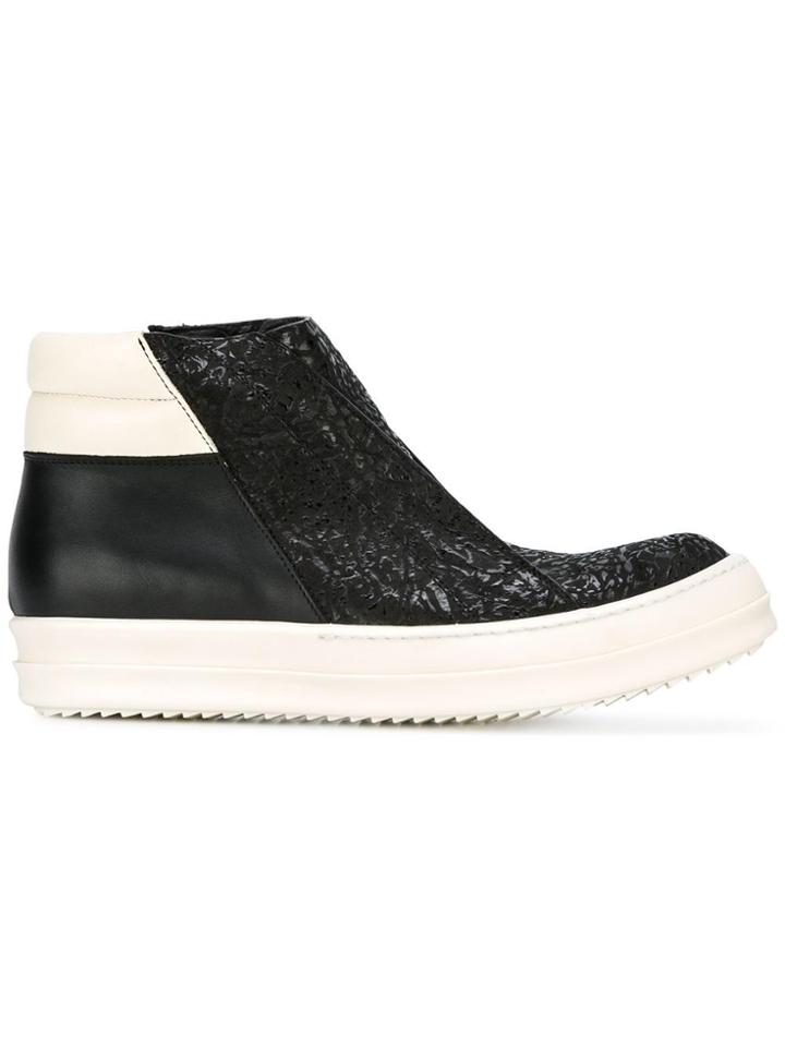 Rick Owens Island Dunk Hi-top Sneakers - Black