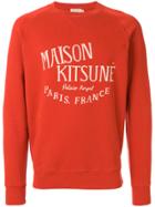 Maison Kitsuné Printed Sweatshirt - Yellow & Orange