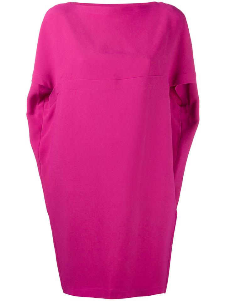 Gianluca Capannolo Shortsleeved Dress, Women's, Size: 42, Pink/purple, Acetate/viscose