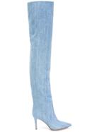 Gianvito Rossi Melanie Cuissard 85 Boots - Blue