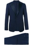 Tagliatore Two Piece Suit, Men's, Size: 50, Blue, Cotton/virgin Wool/cupro