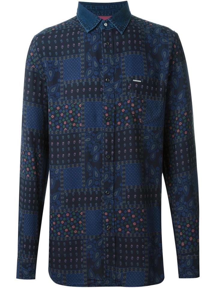 Diesel Paisley Print Shirt