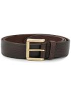 Orciani Textured Effect Belt - Brown