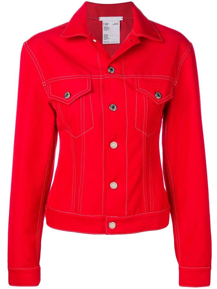 Helmut Lang Denim Jacket - Red