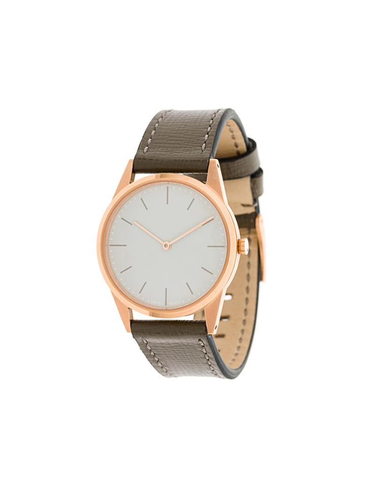 Uniform Wares C33 Two-hand Watch - Metallic