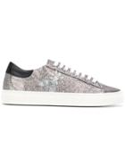 Patrizia Pepe Glitter Embellished Sneakers - Metallic