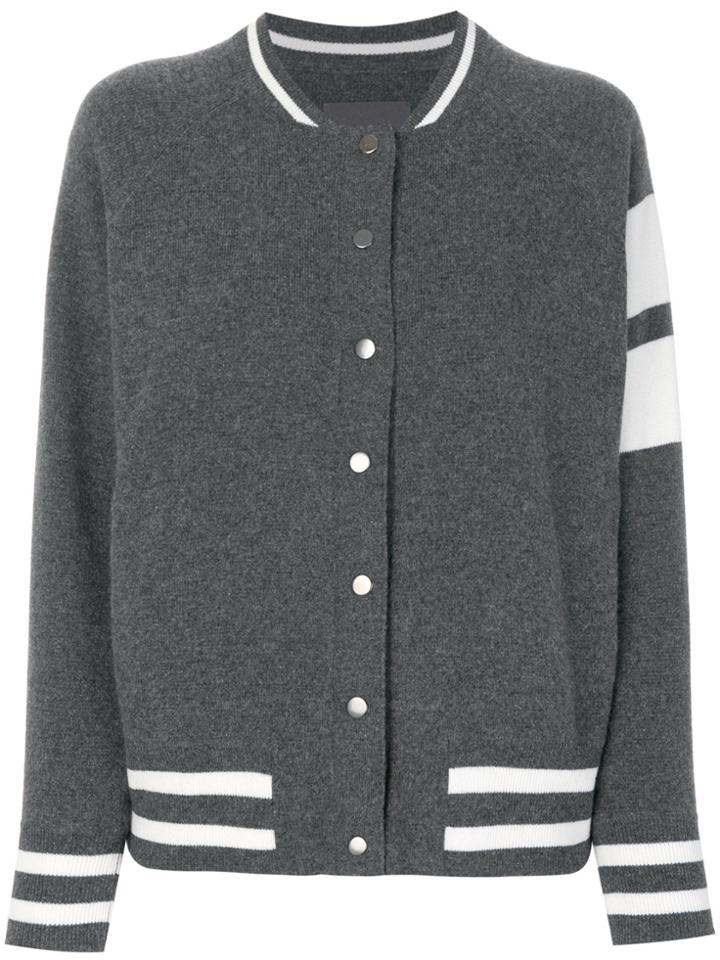 Zoe Jordan Edison Bomber Jacket - Grey