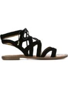 Sam Edelman Gemma Sandals, Women's, Size: 38.5, Black, Calf Leather/artificial Leather