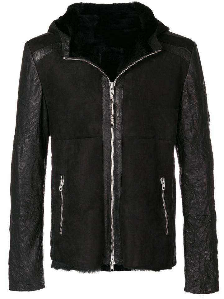 S.w.o.r.d 6.6.44 Faux Fur Lined Jacket - Black