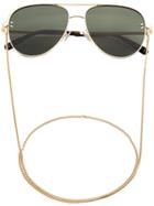 Stella Mccartney Eyewear Gold Frame Aviator Sunglasses