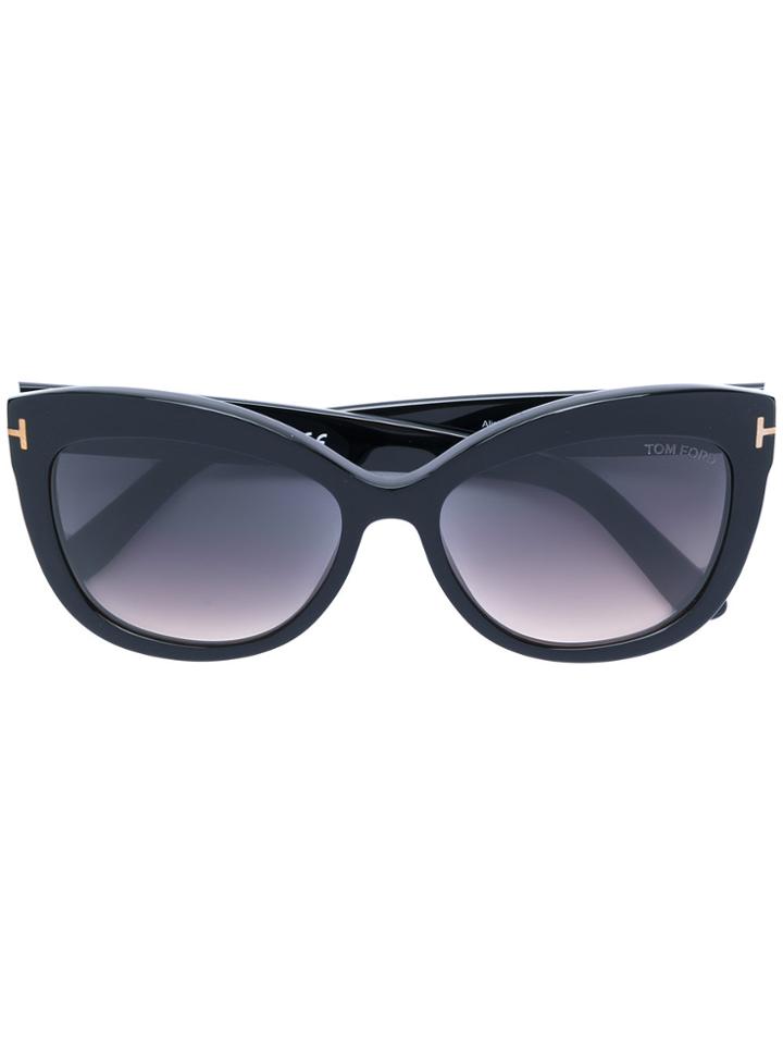Tom Ford Eyewear Cat Eye Sunglasses - Black