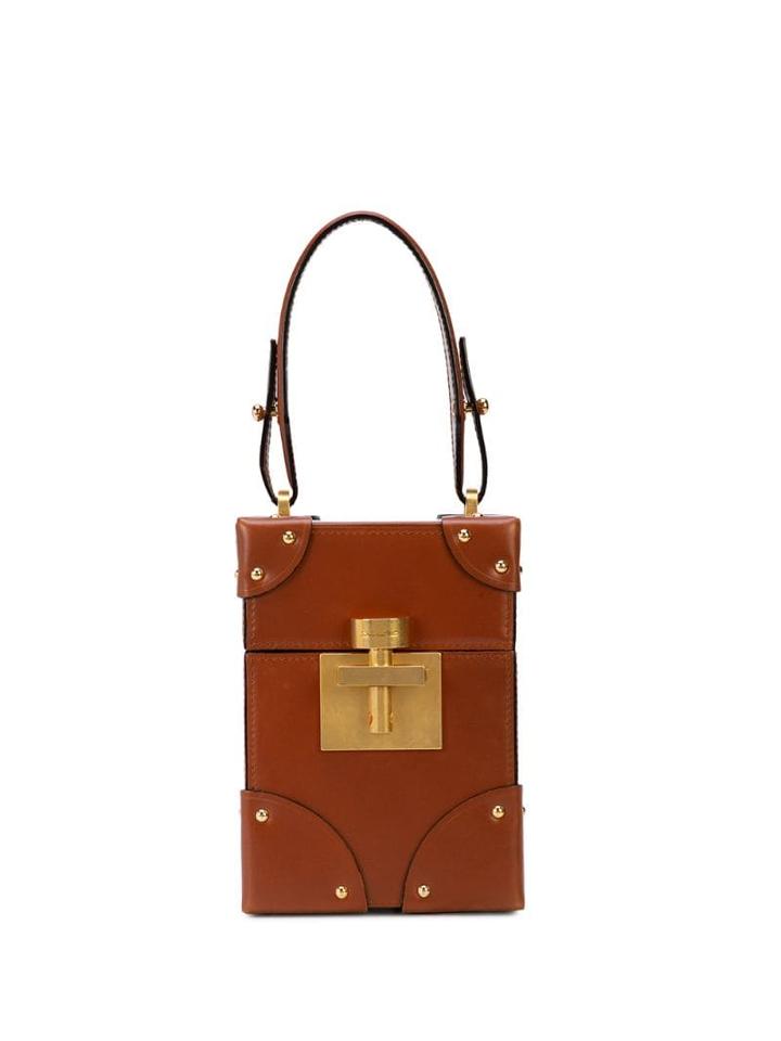 Oscar De La Renta Alibi Leather Bag - Brown