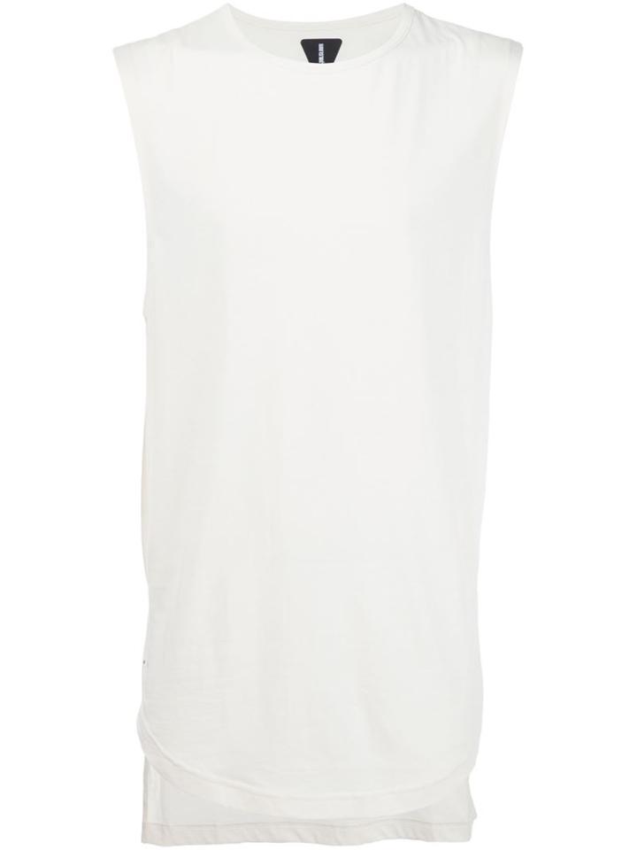 Publish Curved Hem Tank Top, Men's, Size: M, Nude/neutrals, Cotton/polyester